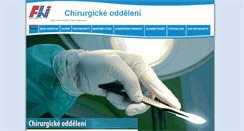 Desktop Screenshot of chiro.fnplzen.cz