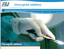 Tablet Screenshot of chiro.fnplzen.cz